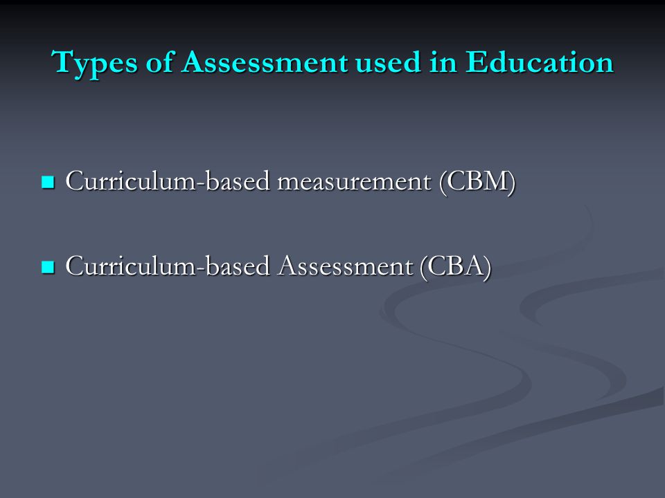 Curriculum based measurement writing assessment